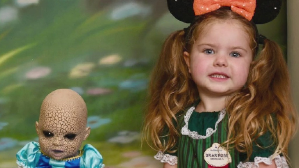 Florida toddler goes viral after bringing creepy baby doll on trip to Disney World